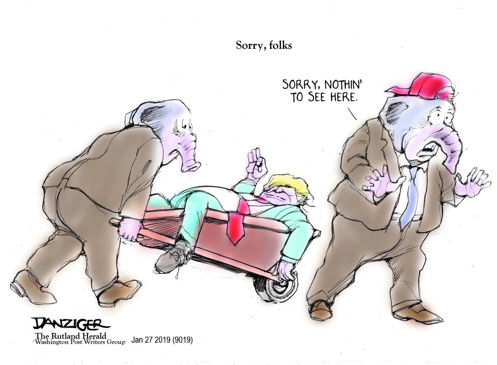 Jeff Danziger cartoon